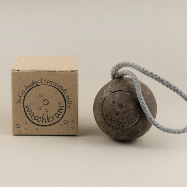 Waschkram feste Duschkugel • Patchouli Nelke